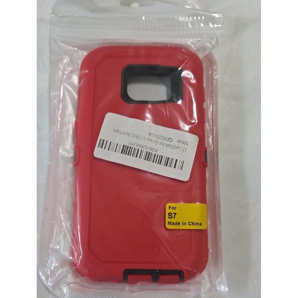 Red Heavy-Duty Phone Case for S7